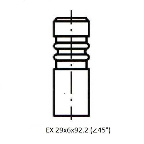 Z17400R — ZIKMAR — Engine valve