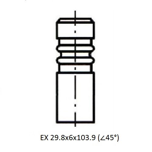 Z17403R — ZIKMAR — Engine valve