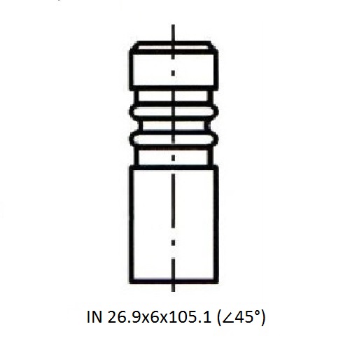 Z17404R — ZIKMAR — Engine valve