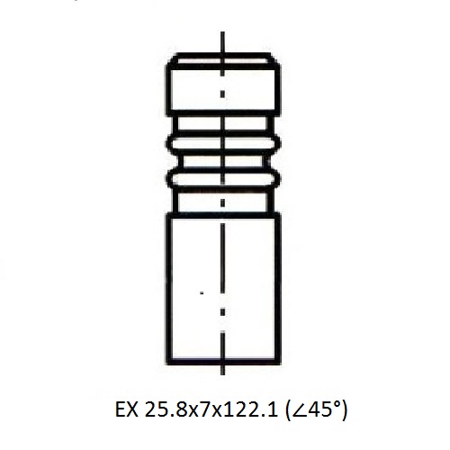 Z17408R — ZIKMAR — Engine valve