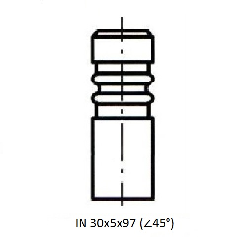 Z17413R — ZIKMAR — Engine valve