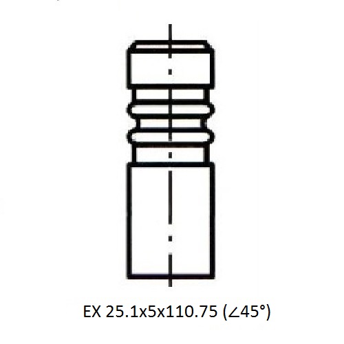 Z17414R — ZIKMAR — Engine valve
