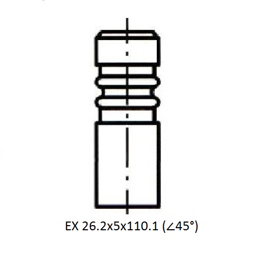 Z17415R — ZIKMAR — Engine valve