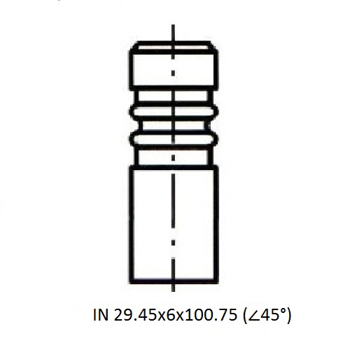 Z17417R — ZIKMAR — Engine valve