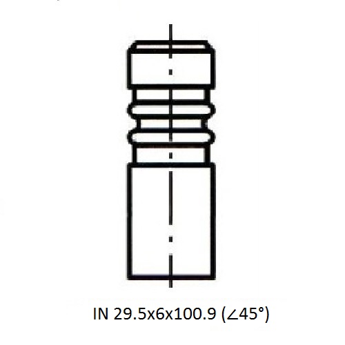 Z17418R — ZIKMAR — Engine valve