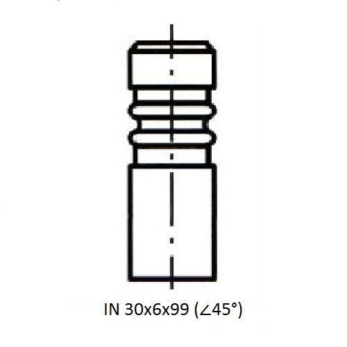 Z17423R — ZIKMAR — Engine valve