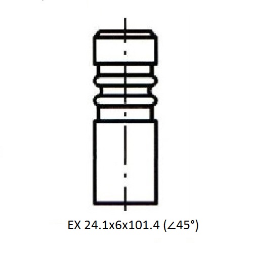 Z17424R — ZIKMAR — Engine valve