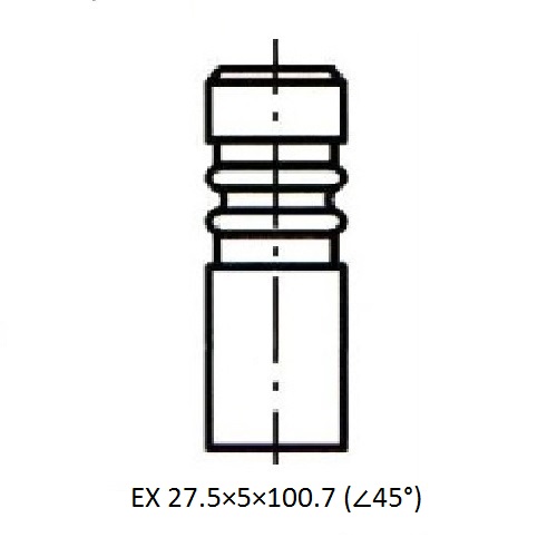 Z17425R — ZIKMAR — Engine valve
