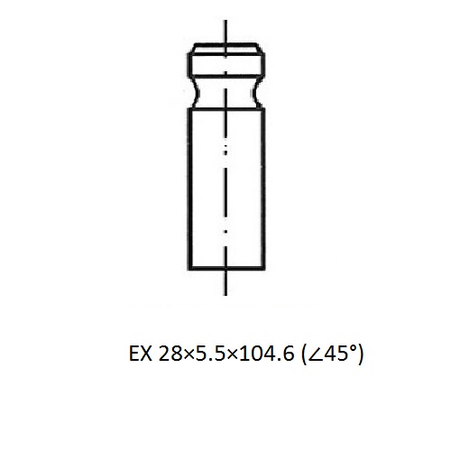 Z17426R — ZIKMAR — Engine valve
