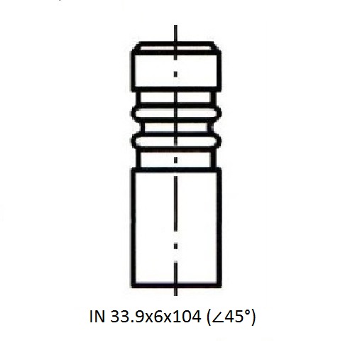 Z17427R — ZIKMAR — Engine valve