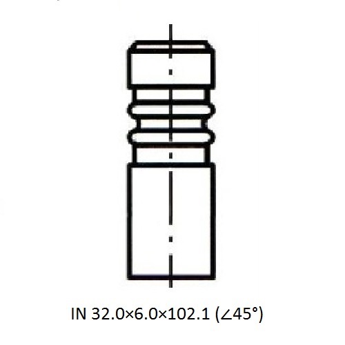 Z17430R — ZIKMAR — Engine valve