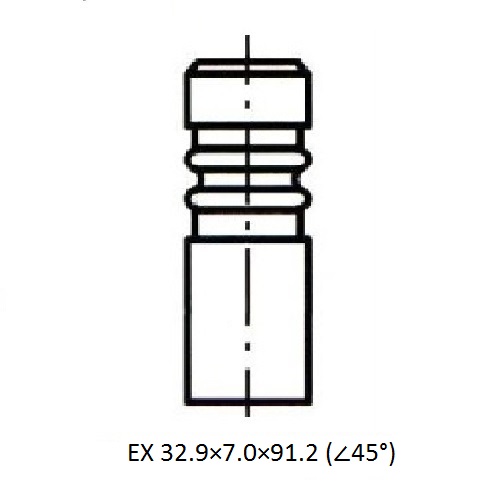 Z17433R — ZIKMAR — Engine valve