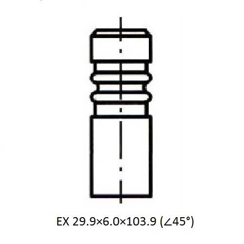 Z17434R — ZIKMAR — Engine valve