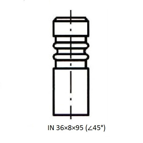 Z17435R — ZIKMAR — Engine valve