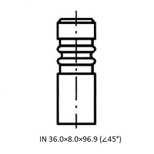 Z17436R — ZIKMAR — Engine valve