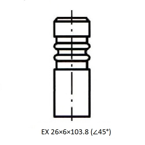 Z17444R — ZIKMAR — Engine valve