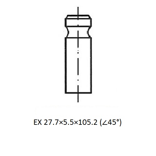 Z17448R — ZIKMAR — Engine valve