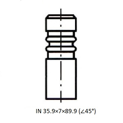 Z17450R — ZIKMAR — Engine valve