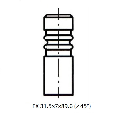 Z17451R — ZIKMAR — Engine valve
