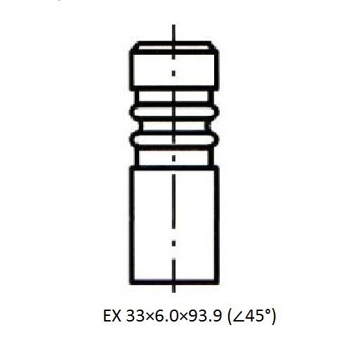 Z17456R — ZIKMAR — Engine valve