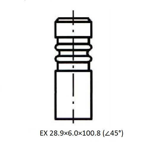 Z17458R — ZIKMAR — Engine valve
