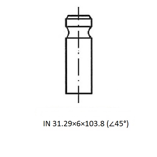 Z17461R — ZIKMAR — Engine valve