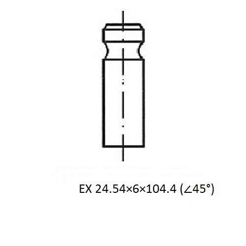 Z17462R — ZIKMAR — Engine valve