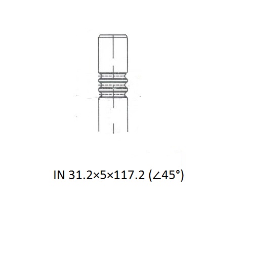 Z17464R — ZIKMAR — Engine valve