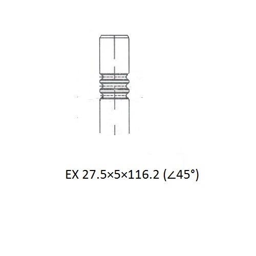 Z17465R — ZIKMAR — Engine valve