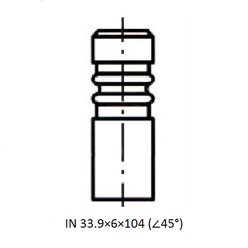 Z17469R — ZIKMAR — Engine valve