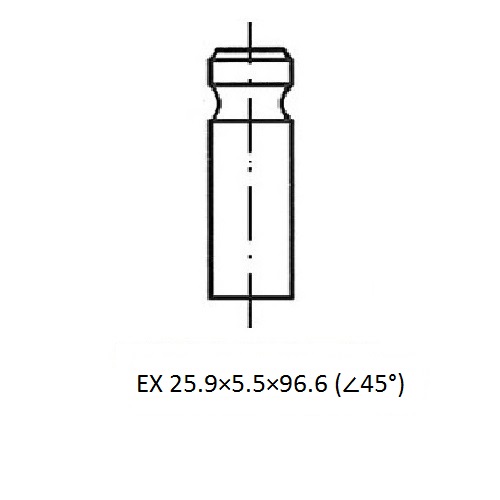 Z17471R — ZIKMAR — Engine valve
