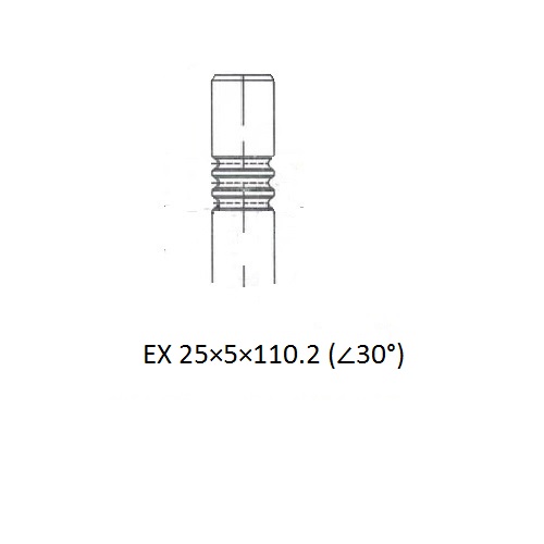 Z17473R — ZIKMAR — Engine valve