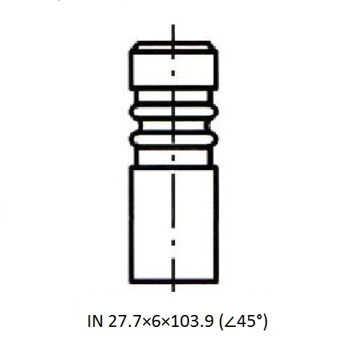 Z17477R — ZIKMAR — Engine valve