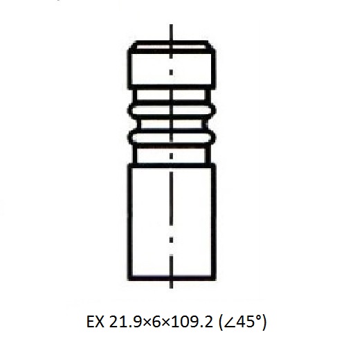 Z17478R — ZIKMAR — Engine valve