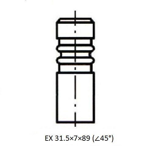 Z17483R — ZIKMAR — Engine valve