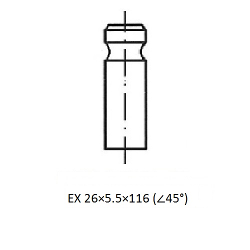 Z17484R — ZIKMAR — Engine valve