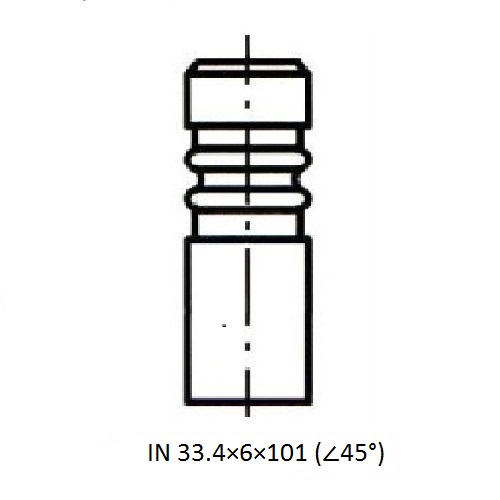 Z17493R — ZIKMAR — Engine valve