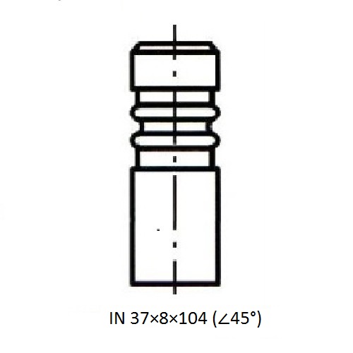 Z17499R — ZIKMAR — Engine valve