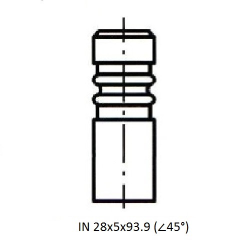 Z17504R — ZIKMAR — Engine valve