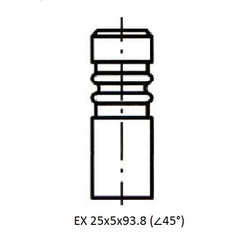 Z17505R — ZIKMAR — Engine valve