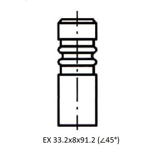 Z17506R — ZIKMAR — Engine valve