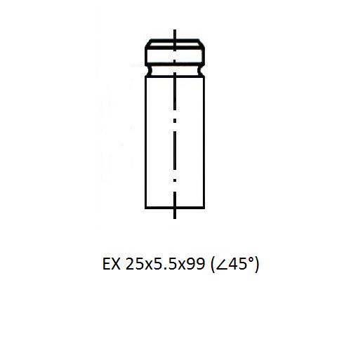 Z17515R — ZIKMAR — Engine valve