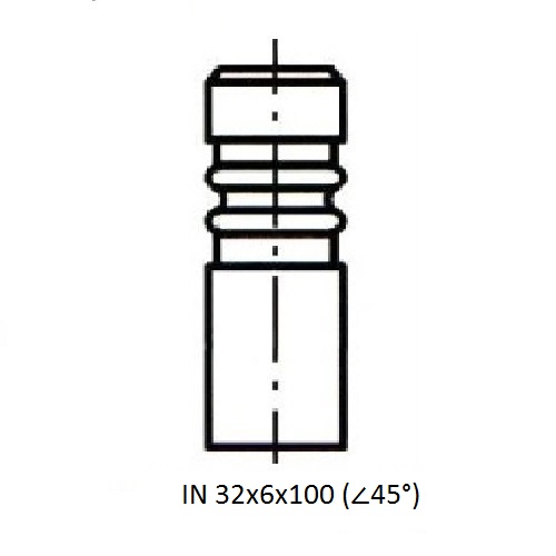 Z17518R — ZIKMAR — Engine valve