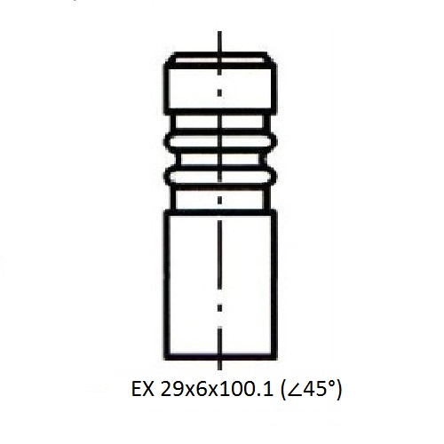 Z17519R — ZIKMAR — Engine valve