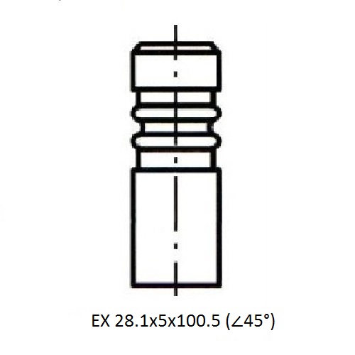 Z17520R — ZIKMAR — Engine valve