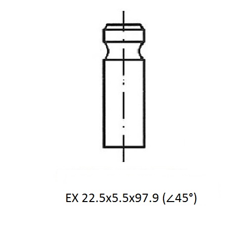 Z17521R — ZIKMAR — Engine valve