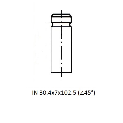 Z17526R — ZIKMAR — Engine valve