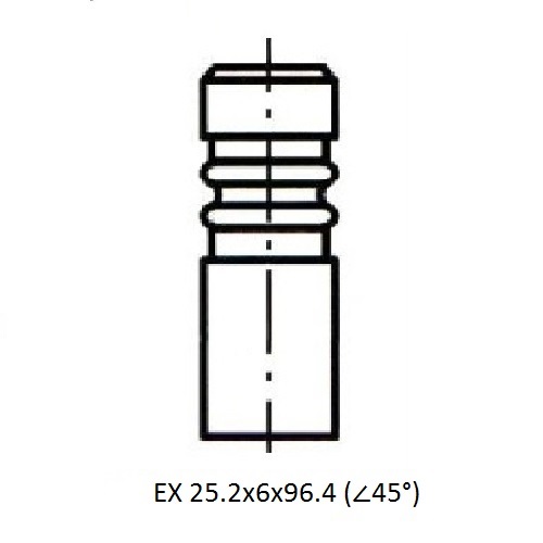 Z17528R — ZIKMAR — Engine valve