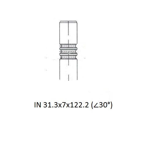 Z17537R — ZIKMAR — Engine valve