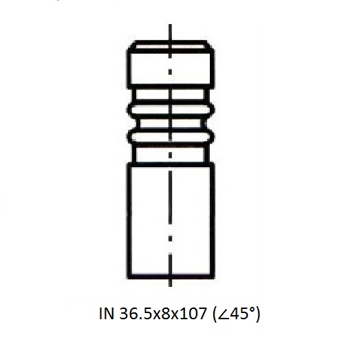 Z17540R — ZIKMAR — Engine valve